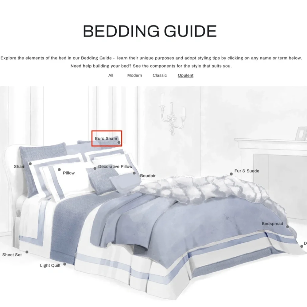 NIB [ 1 Euro ] Pillow Sham for Frette At Home Brenta in Ivory‎ / Sage Green